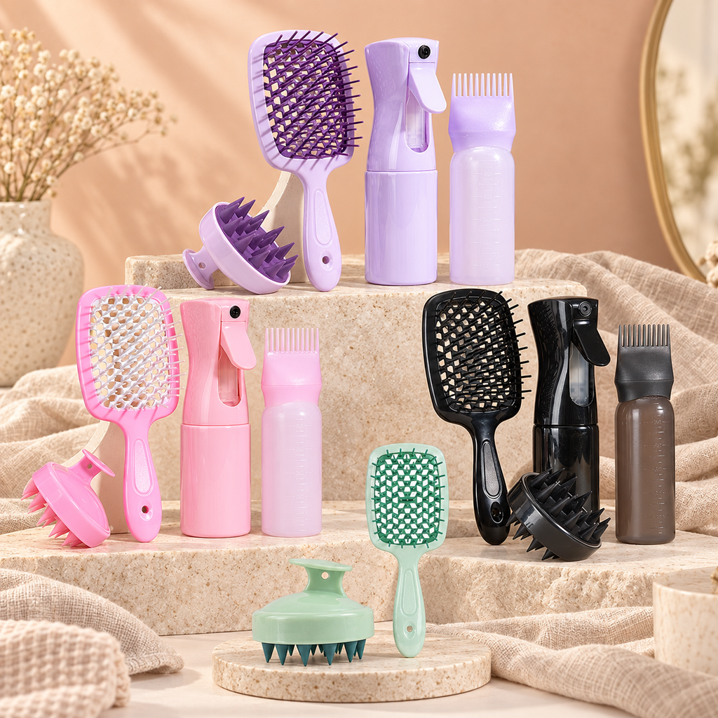 Scalp Mist & Massage Brush Set variant lifestyle mockup
