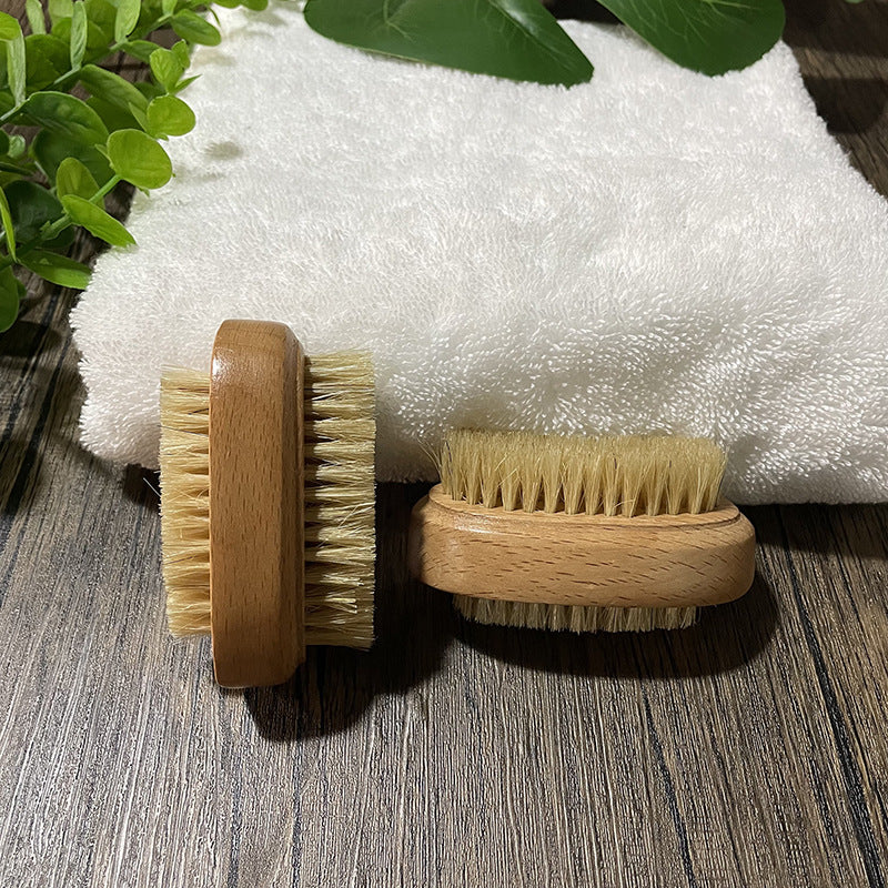 Natural Wood Body Brush