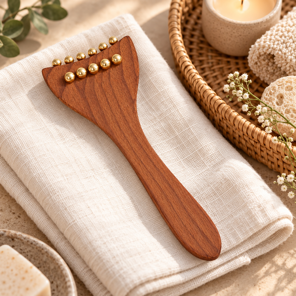 Long-Handle Body Massage Brush variant lifestyle mockup