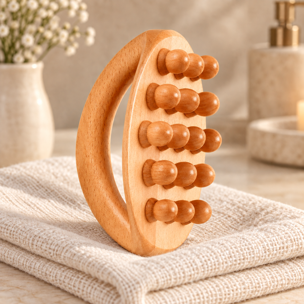 Wooden Body Massage Brush variant lifestyle mockup
