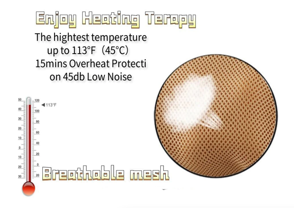 Heated Shiatsu Massage Pillow