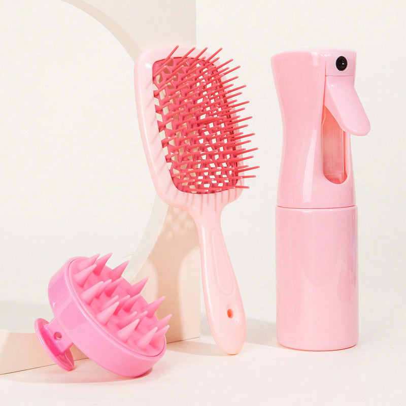 Scalp Mist & Massage Brush Set