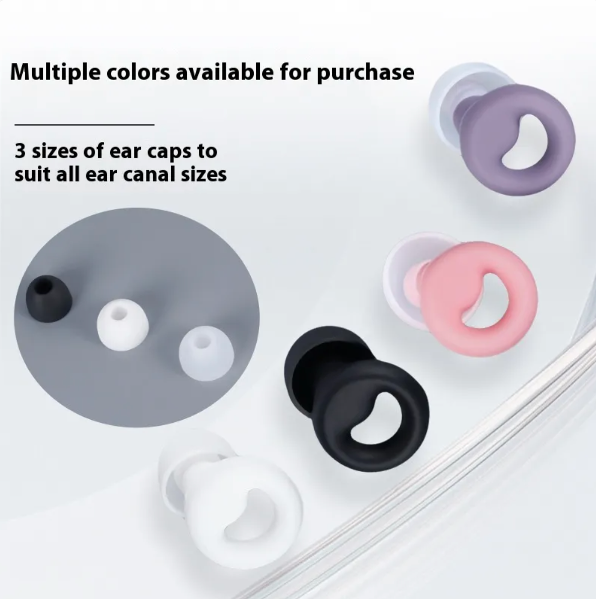 Minimalist Silicone Sleep Earplugs