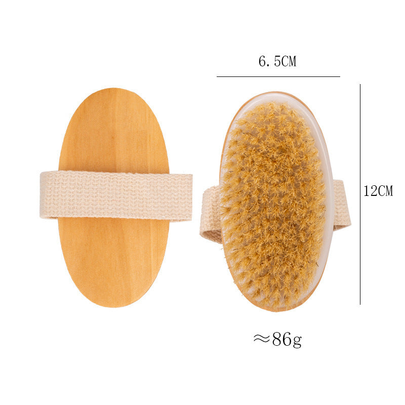 Natural Wood Body Brush