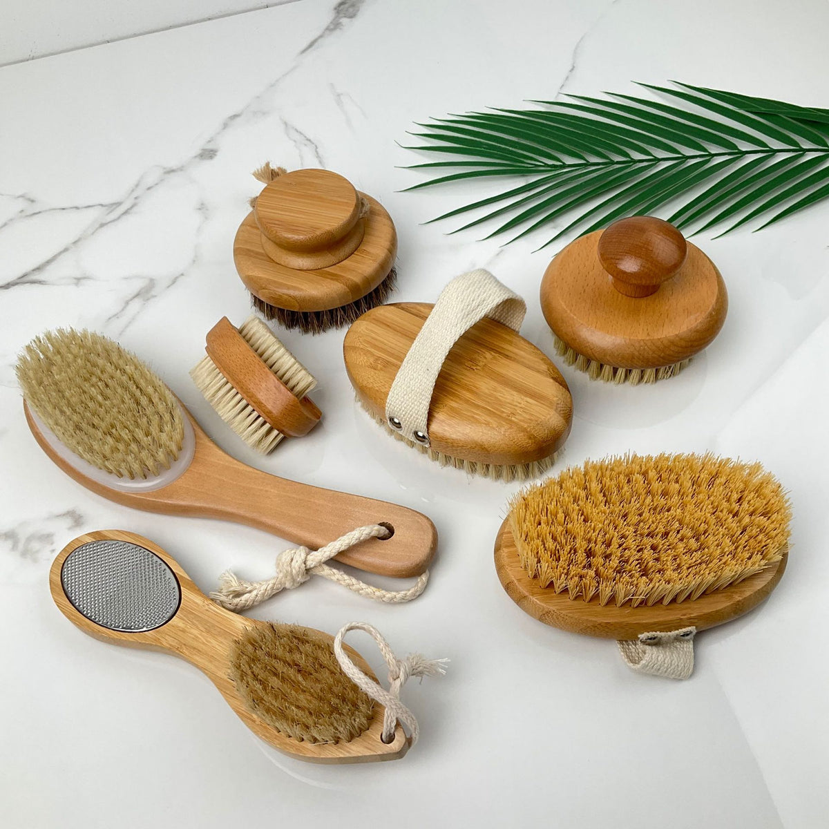 Natural Wood Body Brush