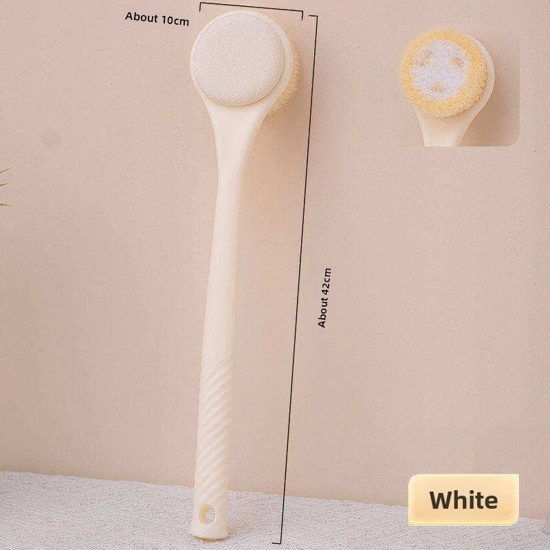 Dual-Texture Long-Handle Bath Brush