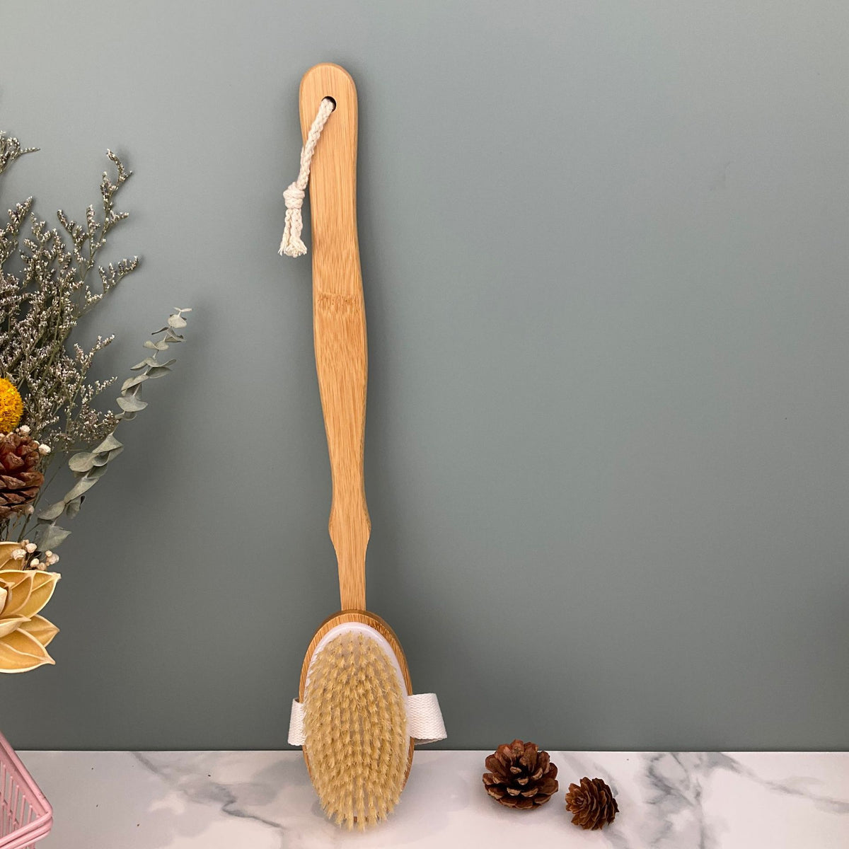 Natural Wood Body Brush
