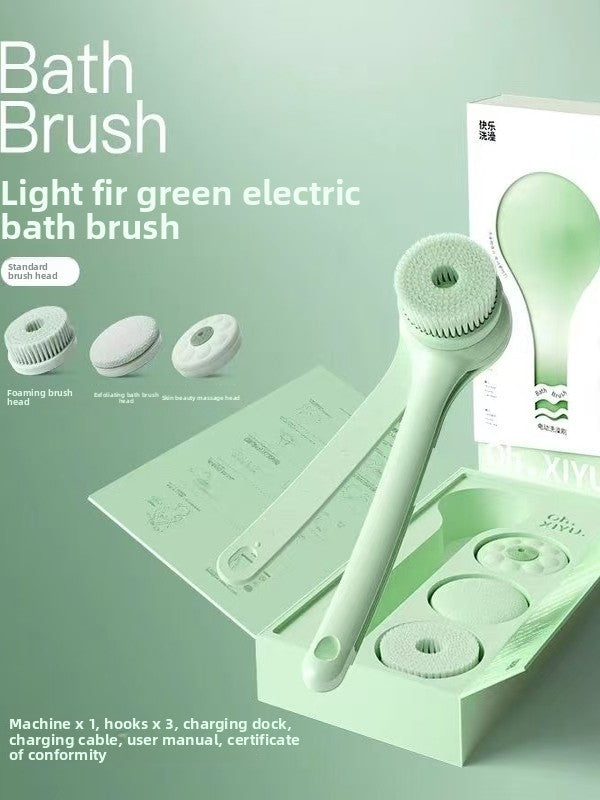 Rechargeable Multi-Head Bath Brush