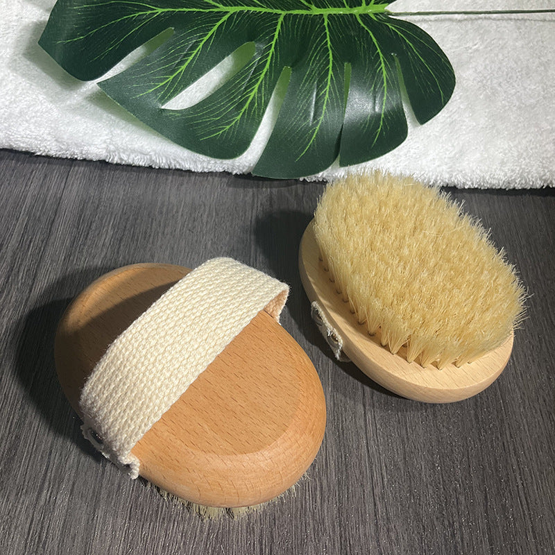 Natural Wood Body Brush
