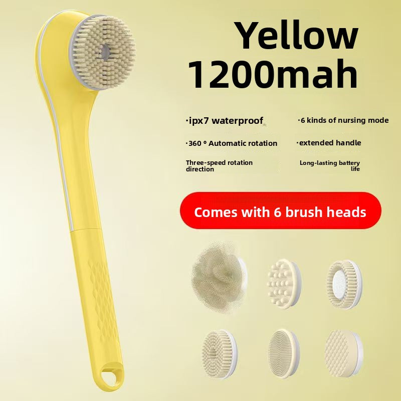 Rechargeable Multi-Head Bath Brush
