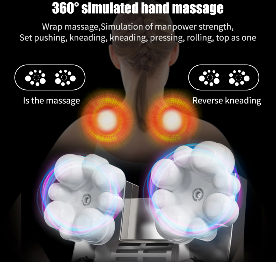 Heated Shiatsu Massage Pillow