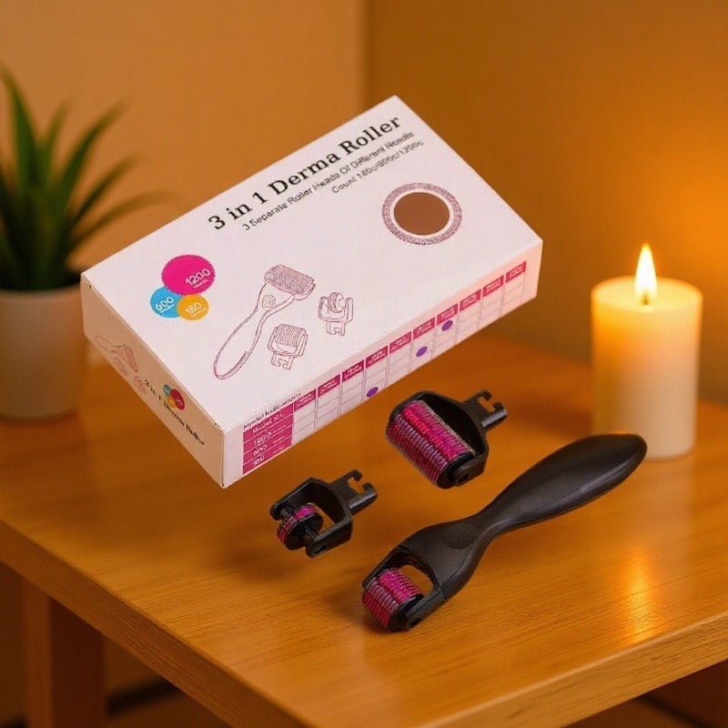 At-Home Face & Body Micro-Roller Set