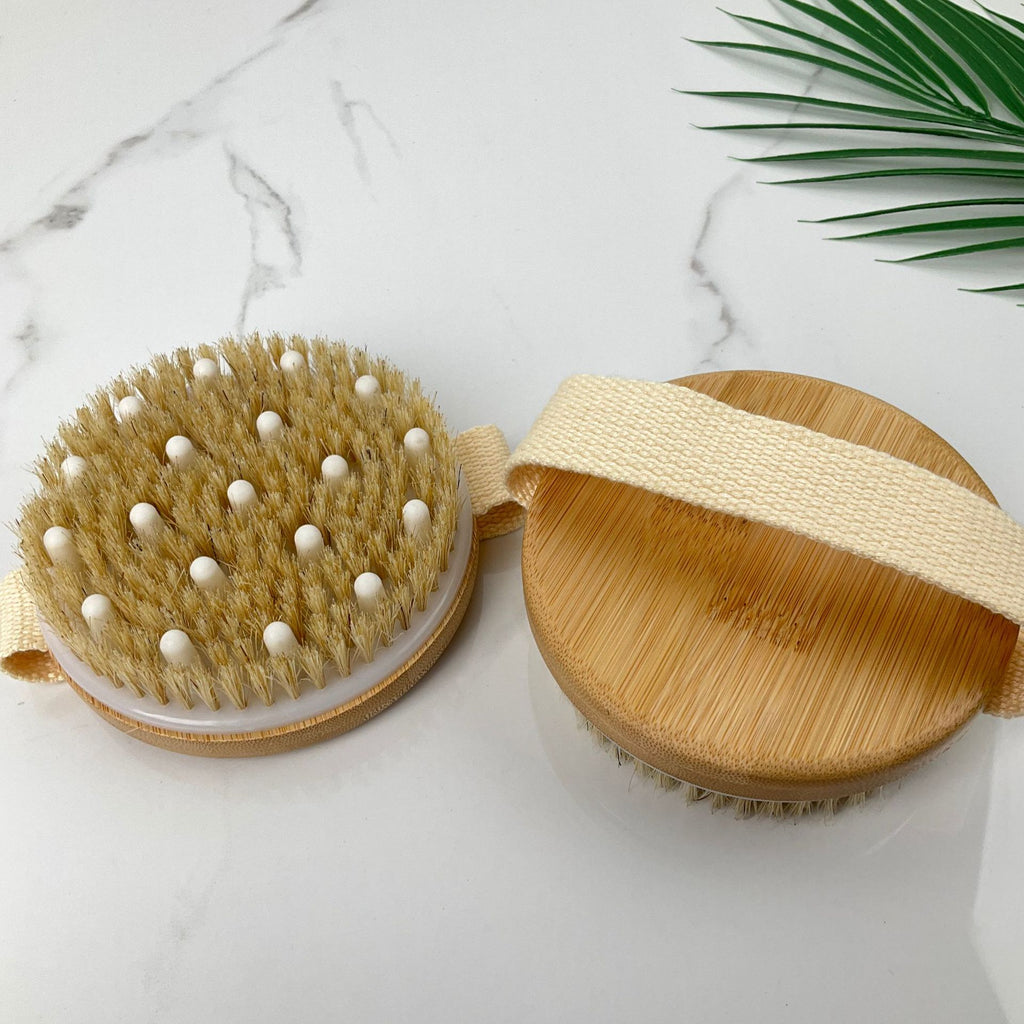 Natural Wood Body Brush