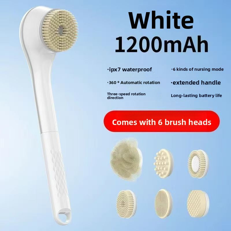 Rechargeable Multi-Head Bath Brush