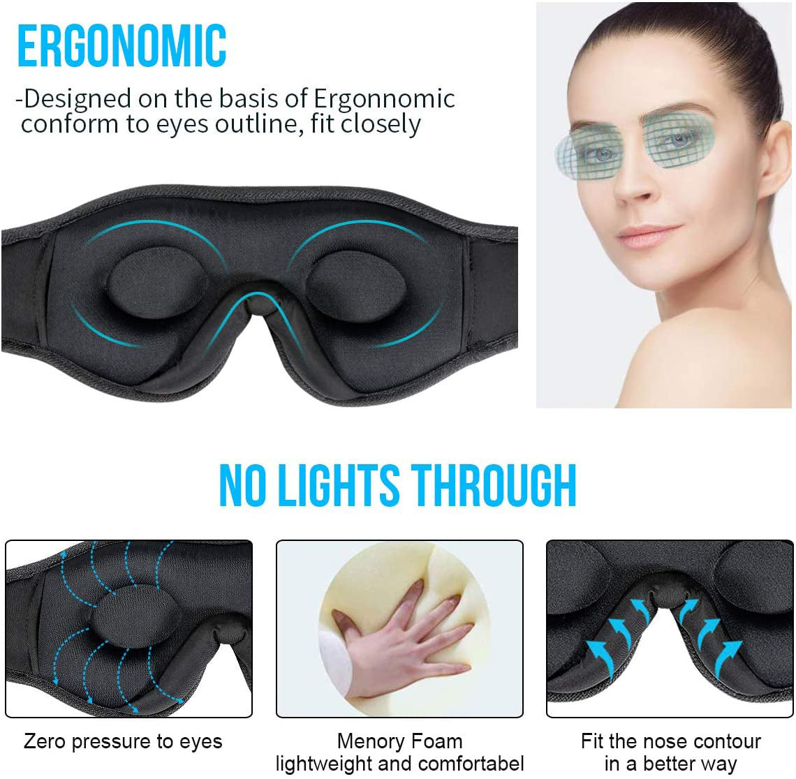 Audio Blackout Sleep Mask