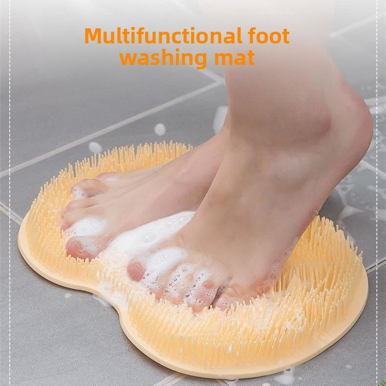 Hands-Free Foot Scrub Mat