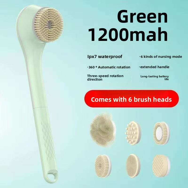Rechargeable Multi-Head Bath Brush