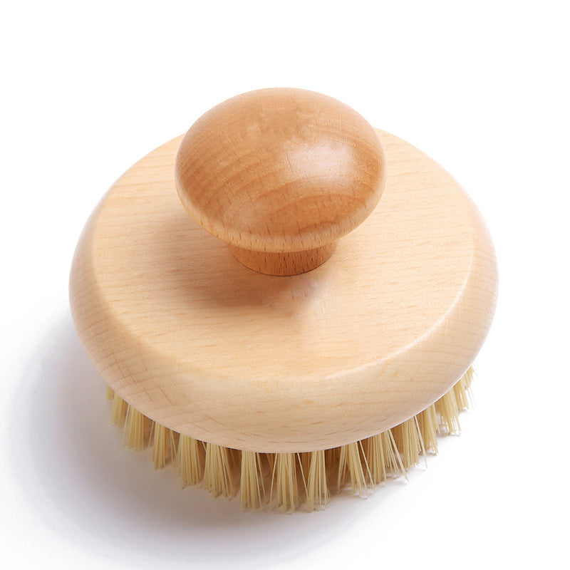 Natural Wood Body Brush