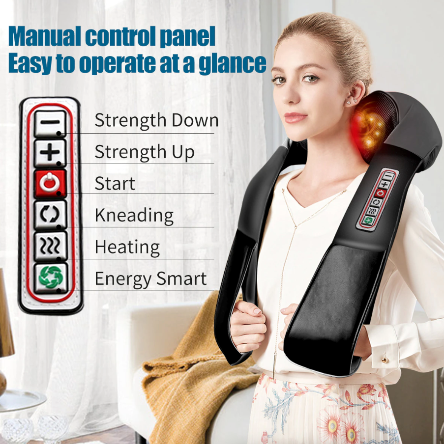 Heated Shiatsu Massage Pillow