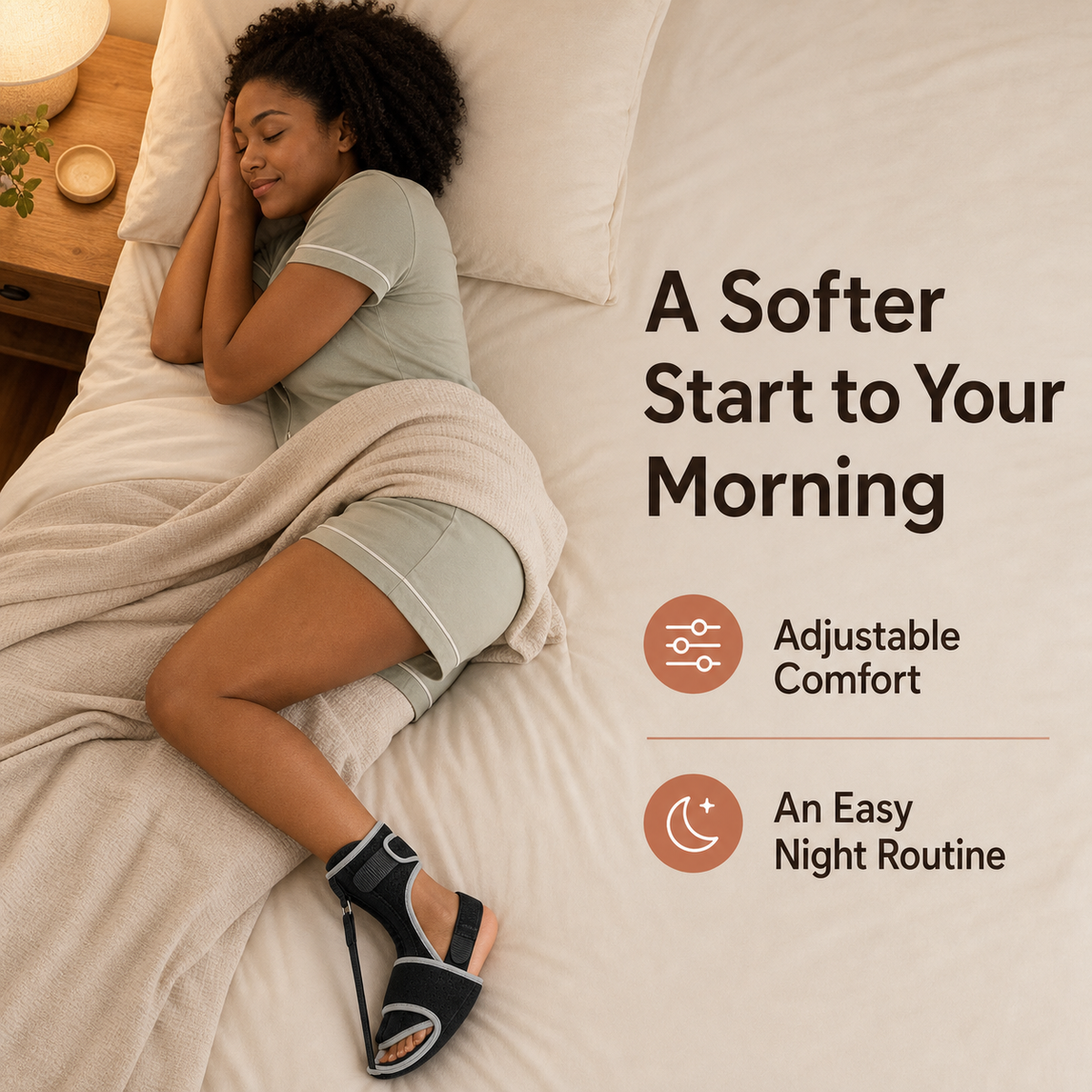 First Step Soft Night Splint sleep routine