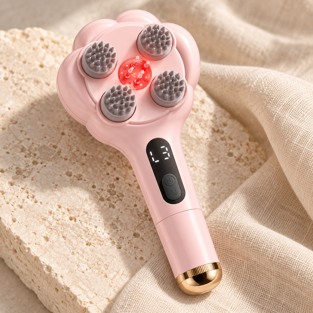 Close-up details of the Air-Cushion Scalp Massage Comb
