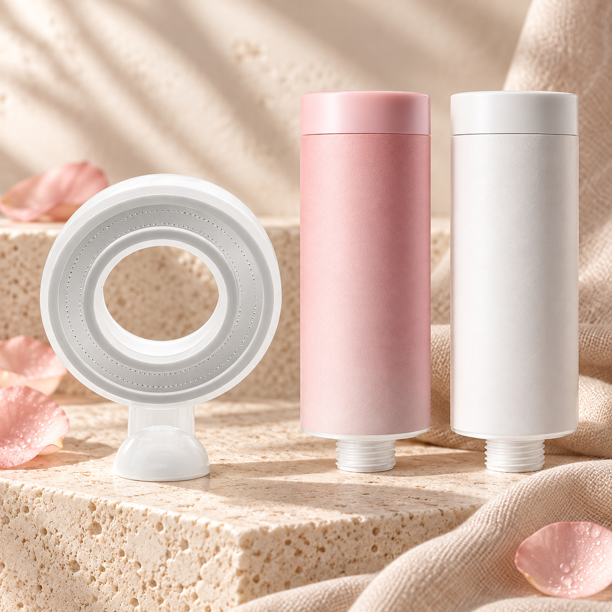 Close-up details of Aroma Shower Filter