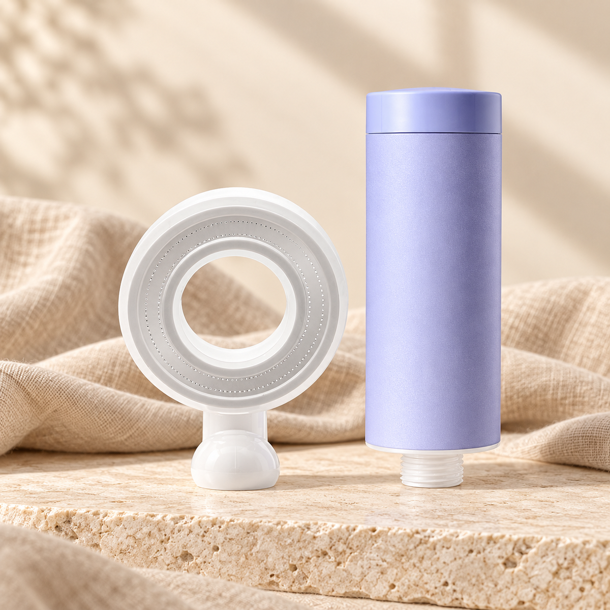 Aroma Shower Filter, Lavender Whisper Showerhead + Filter