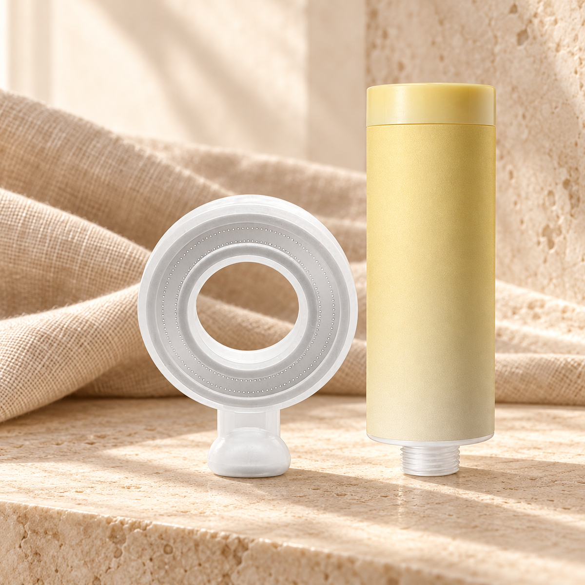 Aroma Shower Filter, Midnight Latte Showerhead + Filter