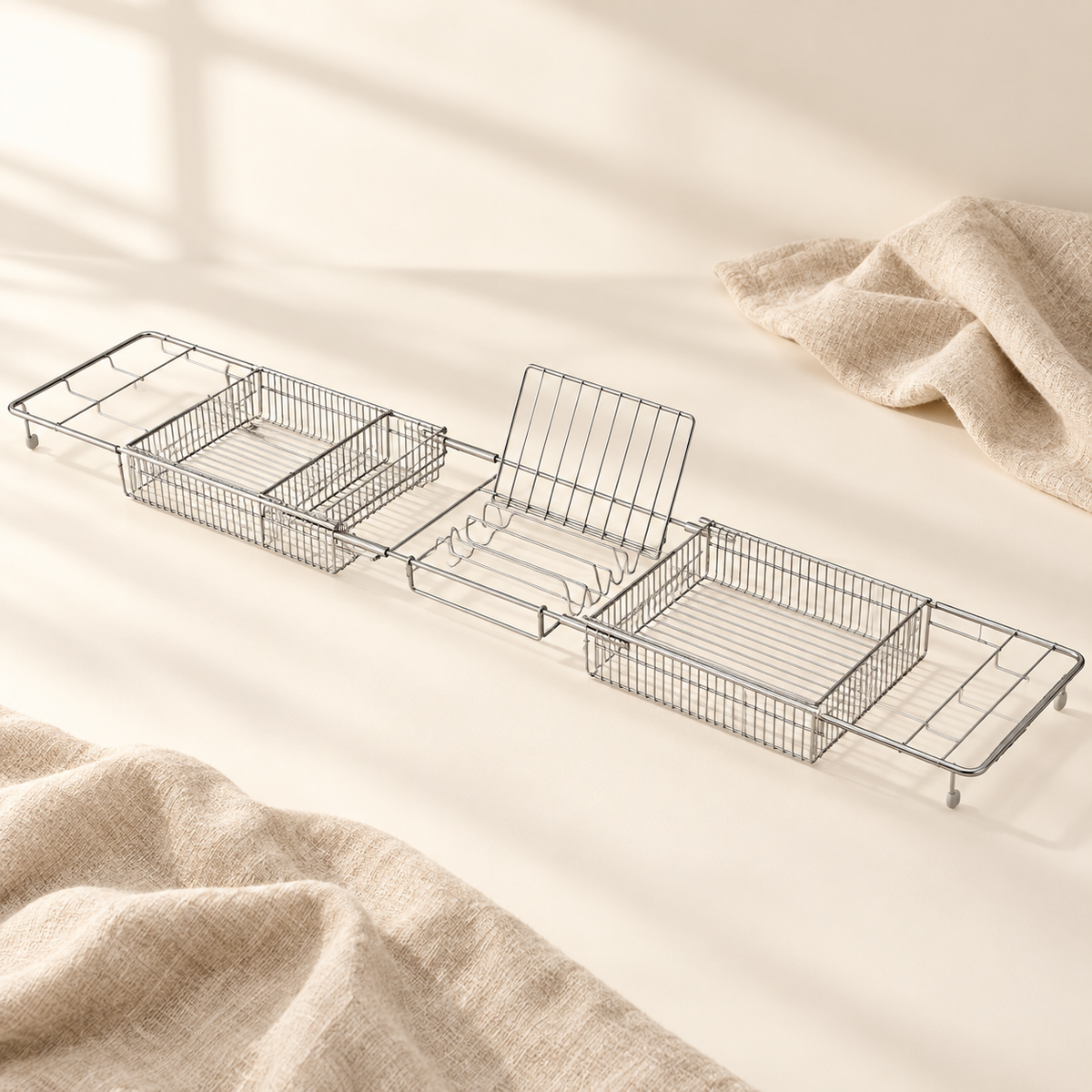 Retractable Bath Tray, 120 × 45 cm