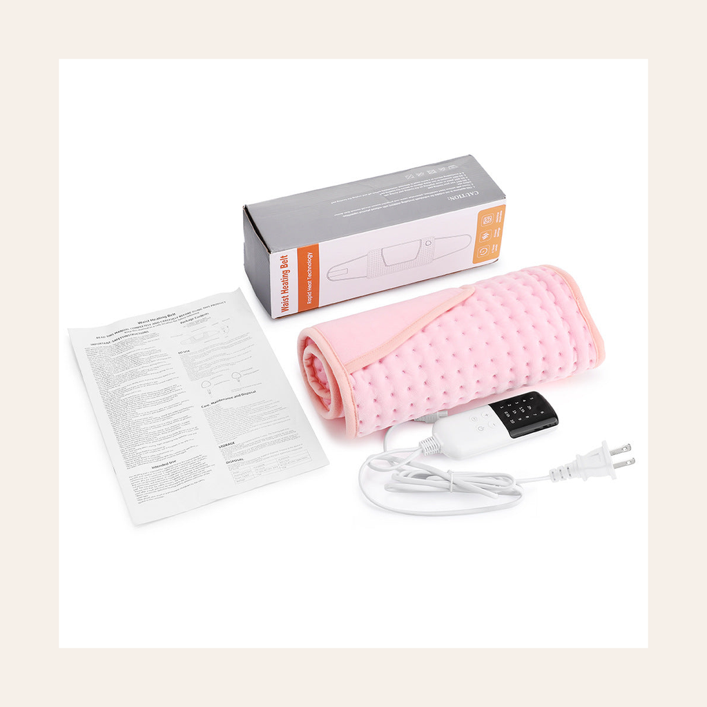Cozy Wrap Heating Pad with Hand Pocket, Pink with Pocket