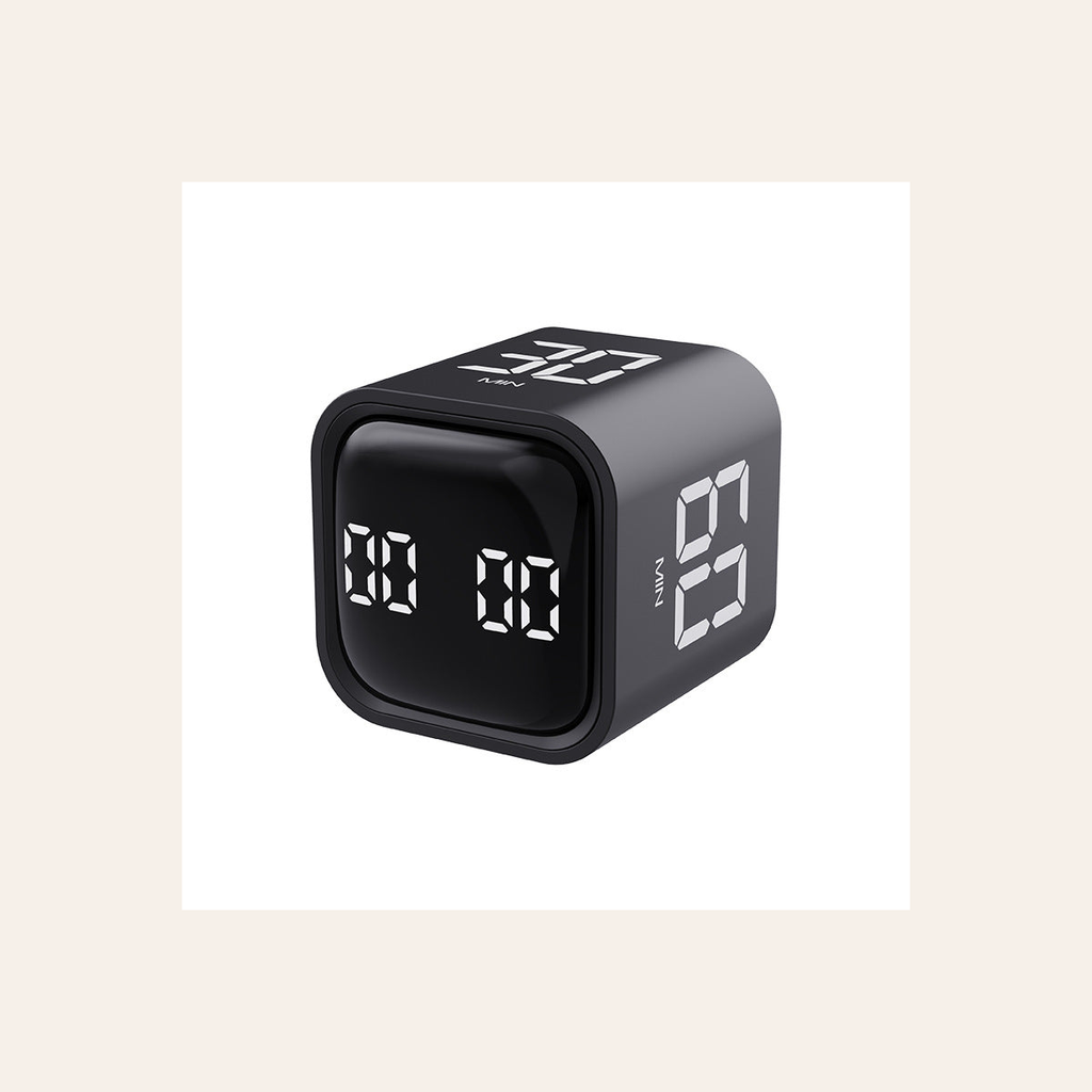 Flip-to-Focus Digital Timer, Black