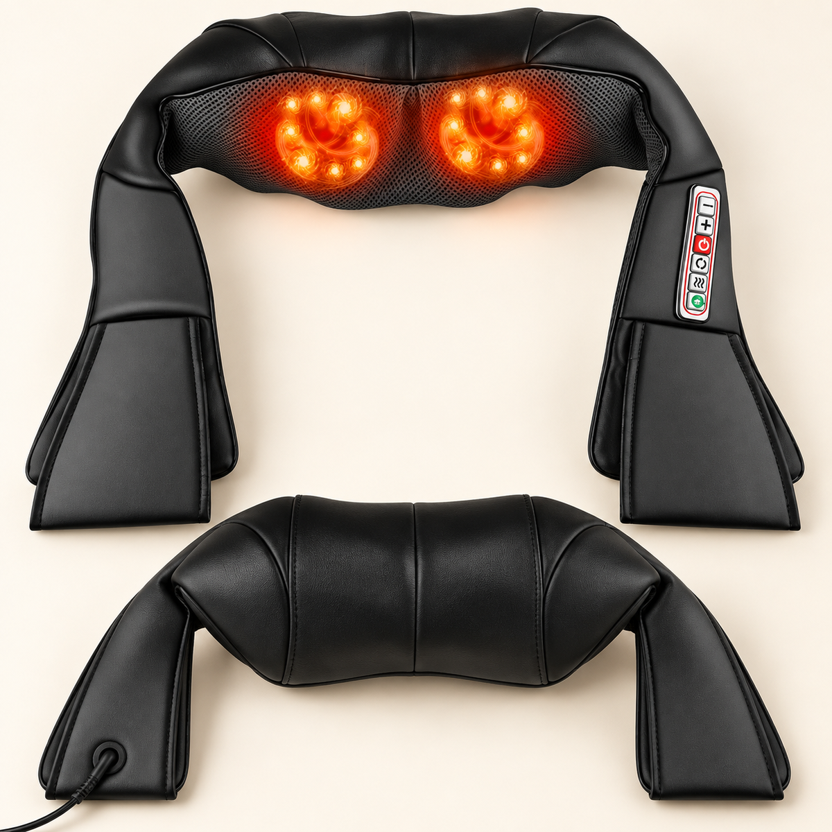 Close-up details of Heated Shiatsu Massage Pillow