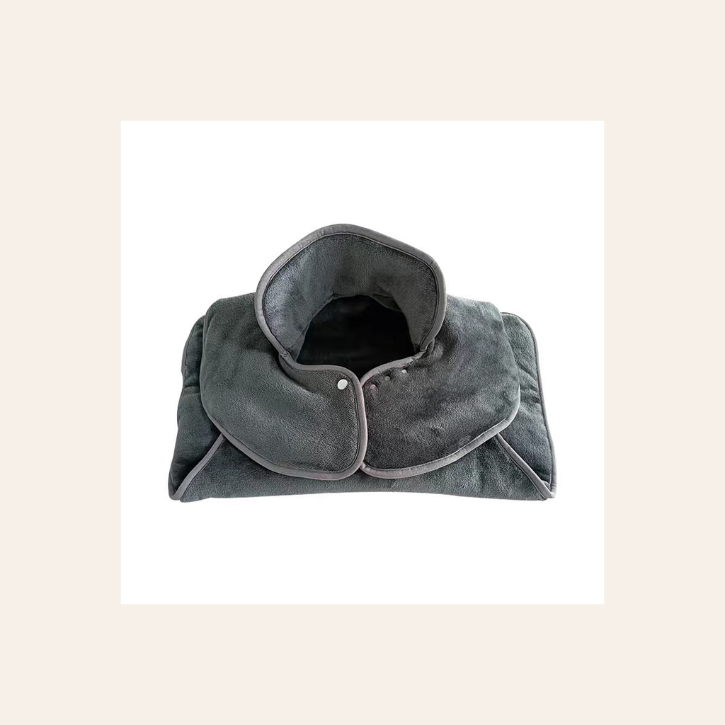 Oversized Back & Shoulder Heating Pad, Dark Gray, 60 × 90 cm, US plug