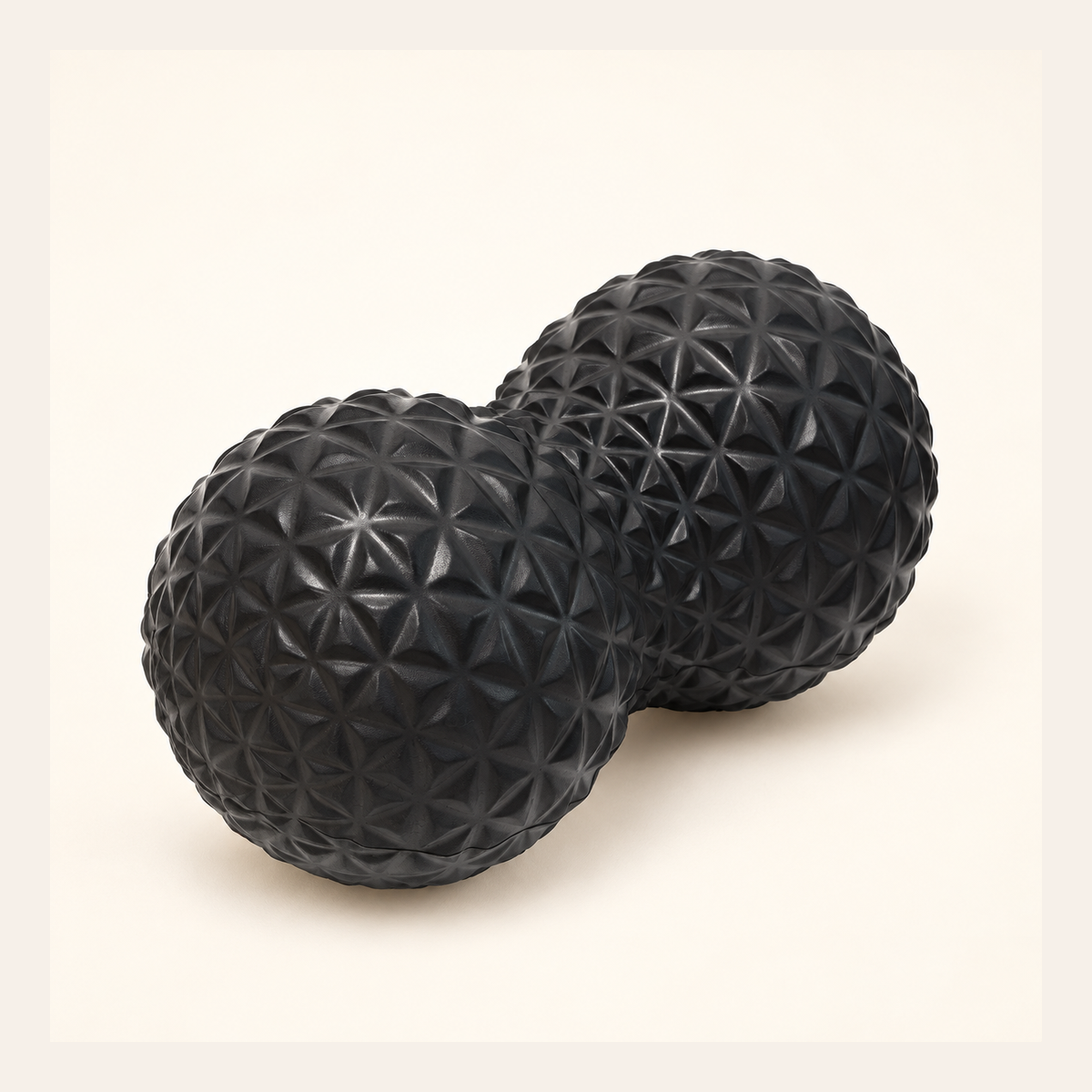 Peanut-Shaped Massage Ball, Black