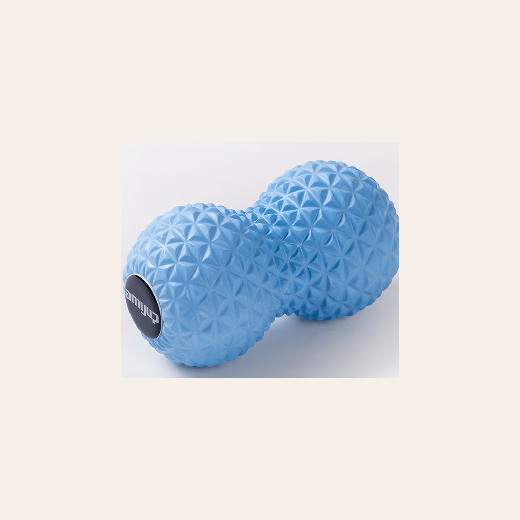 Peanut-Shaped Massage Ball, Sky Blue