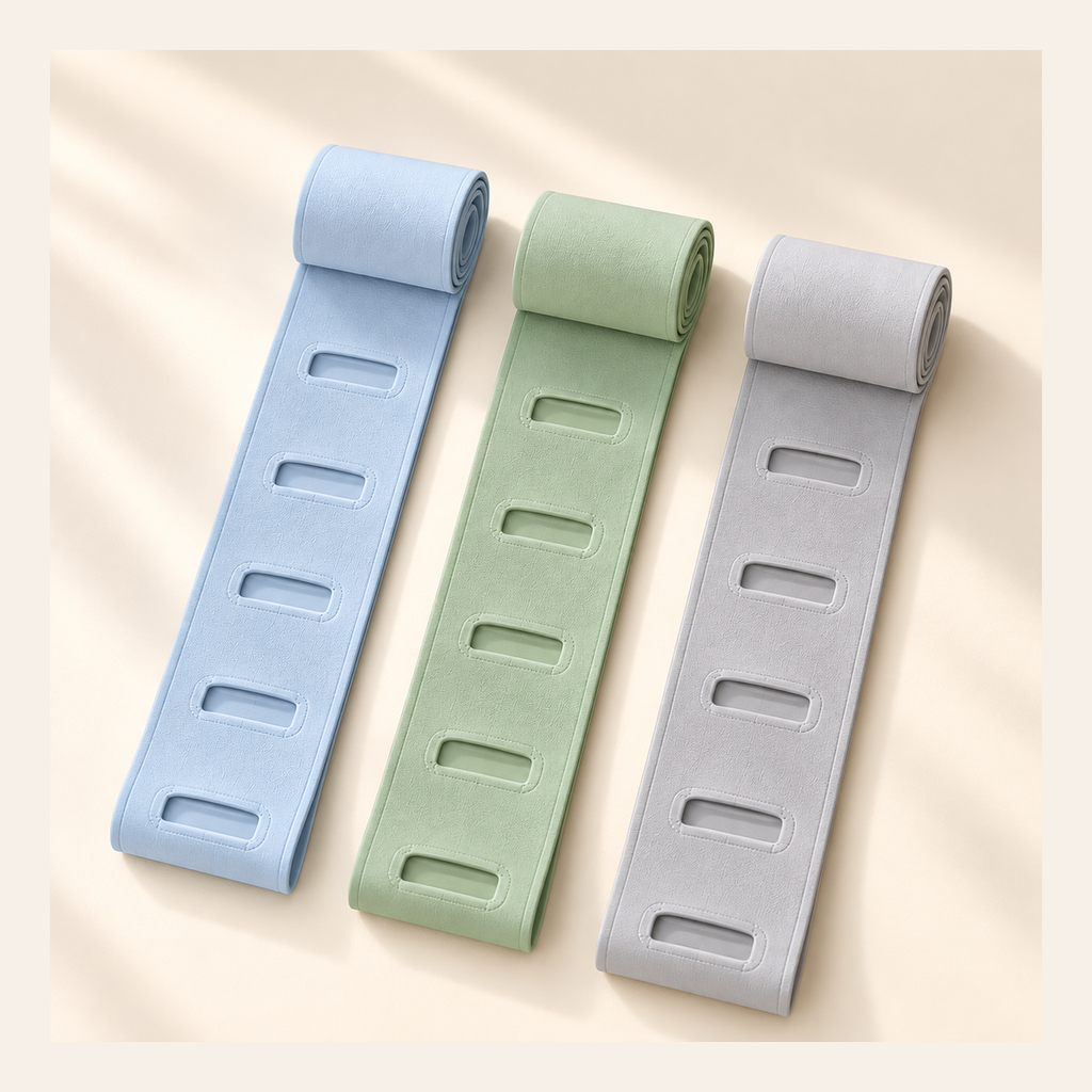 Stretch & Mobility Resistance Band Set, Yunshan Blue, Bamboo Green & Mist Gray