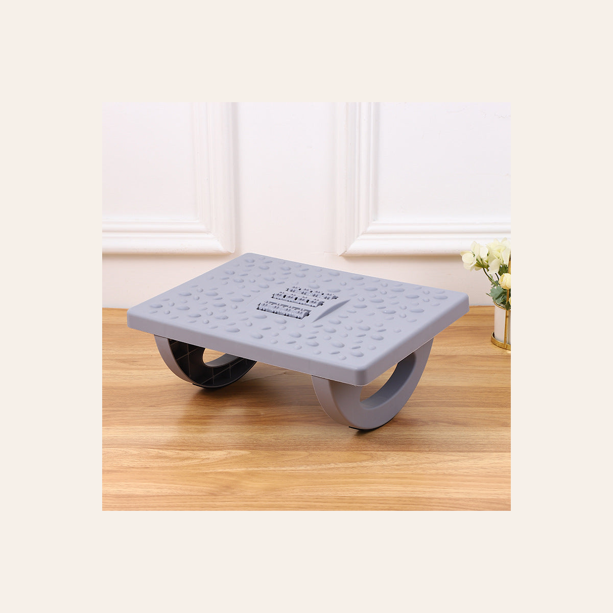 Rocking Ergonomic Footrest, Gray