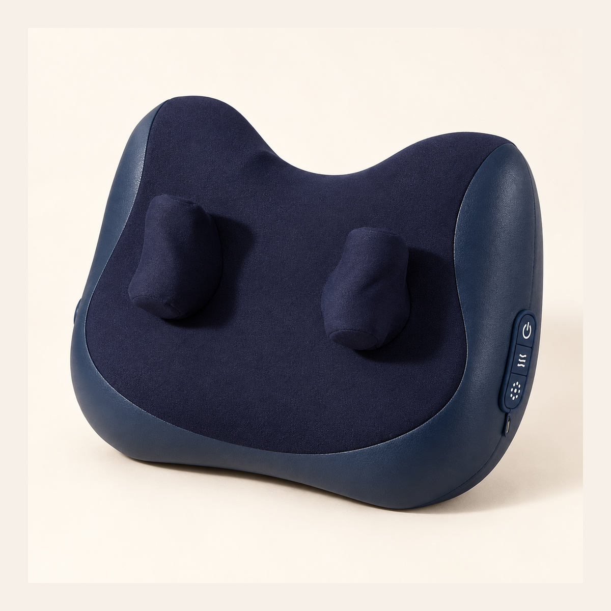 Rechargeable warming neck and back massager in Blue