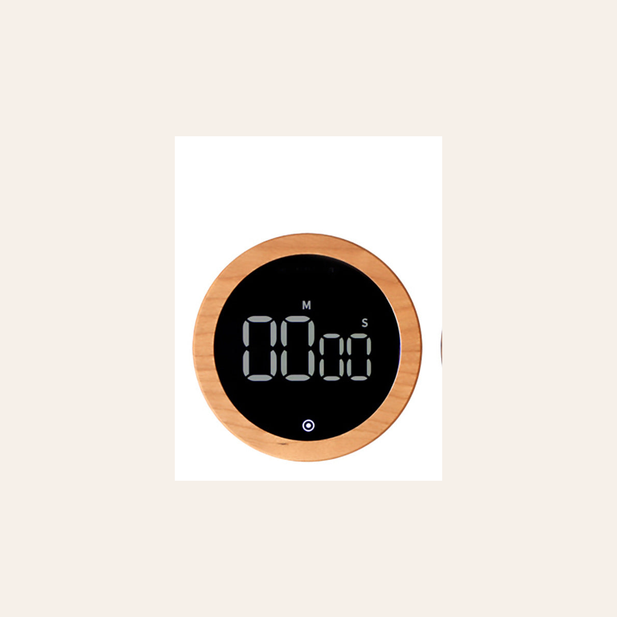 Wood-Look Focus Timer, Light Wood Grain