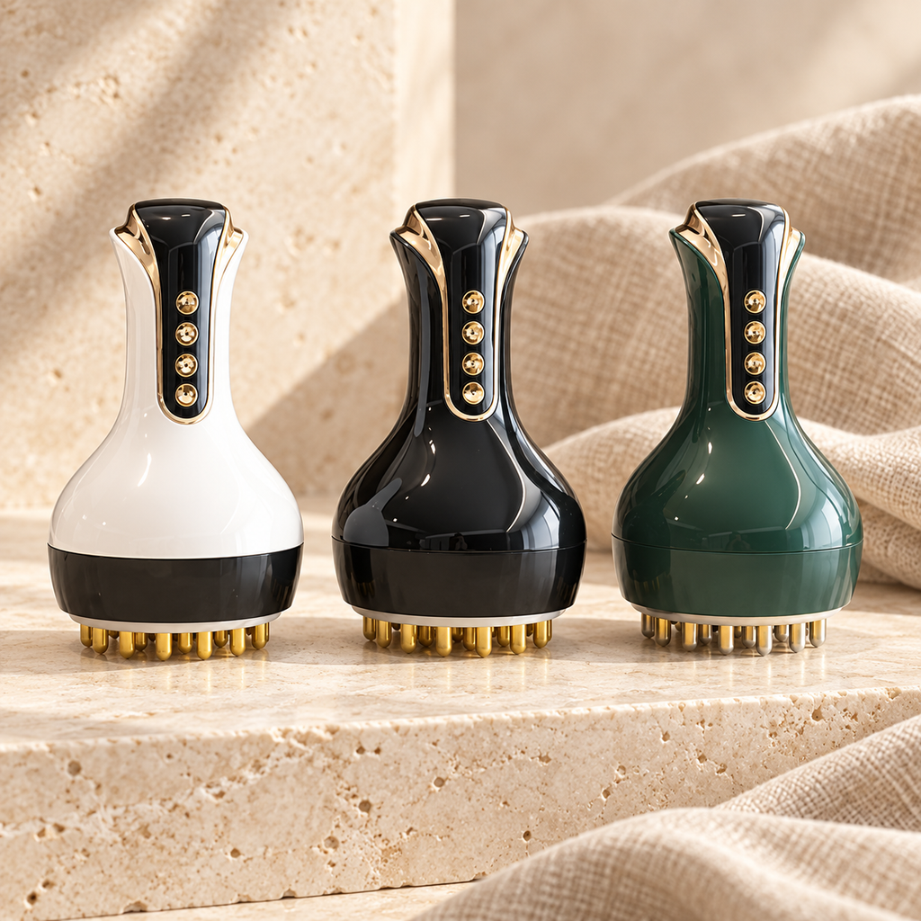 Close-up details of the Warming Body Massage Brush